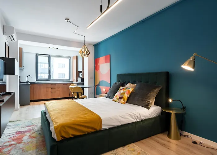 Apartment Stylish Modern With Colorful Touches At Ivory